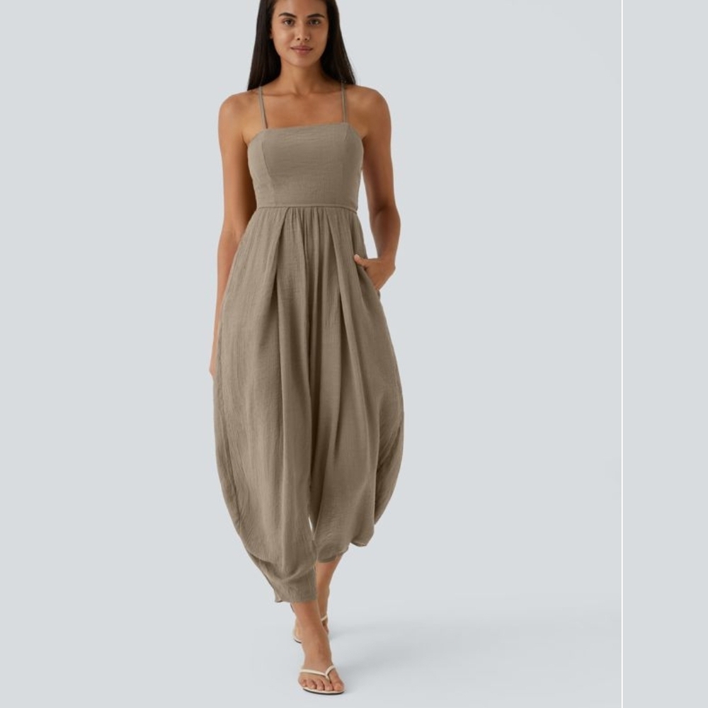 HALARA Tan Jumpsuit